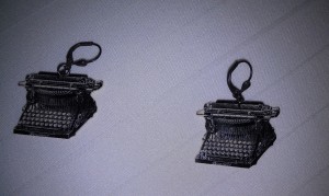Typewriter Earrings